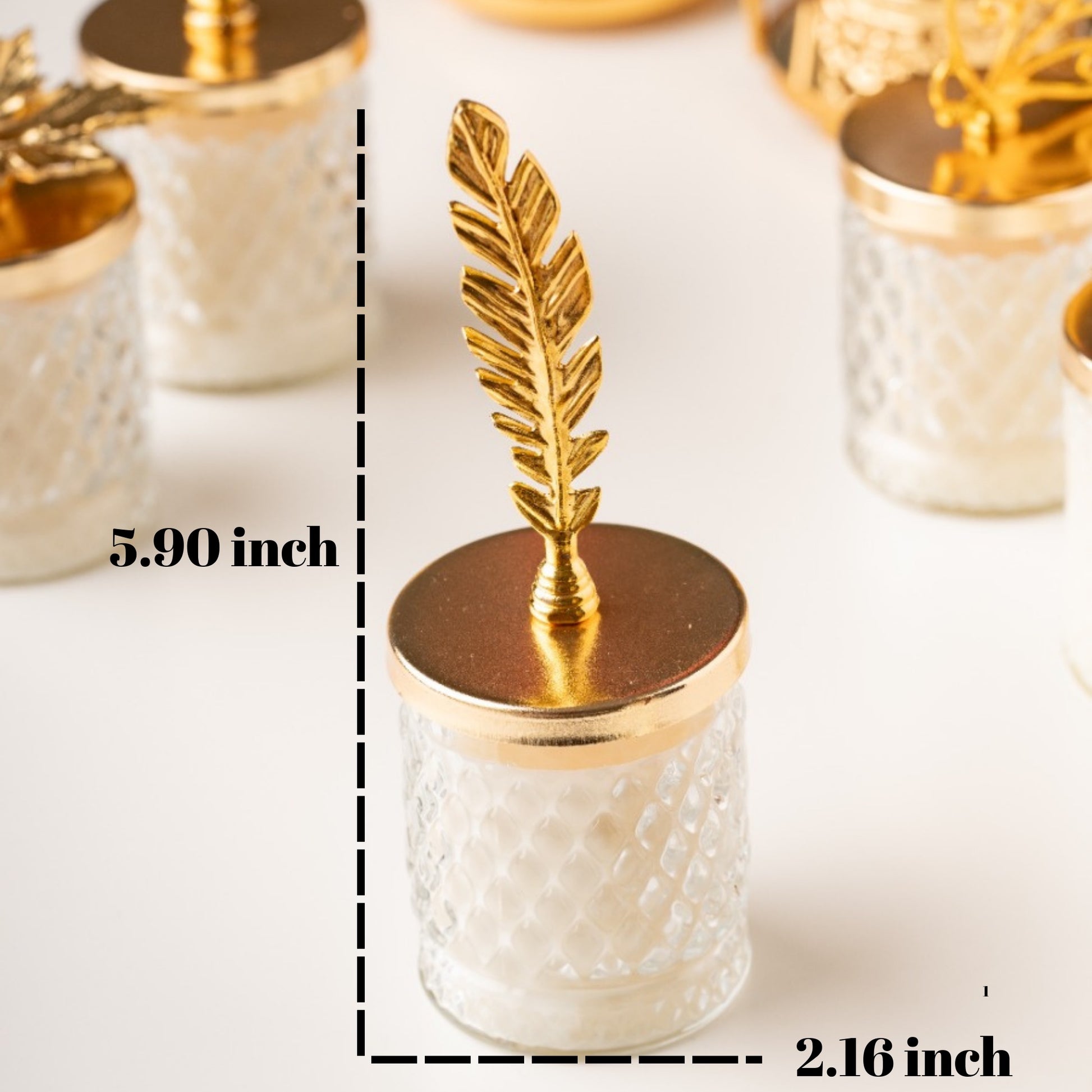 Urun-4 Luxury Mini Candle Favors for Wedding: Personalized Engagement Party Candle Favors Description