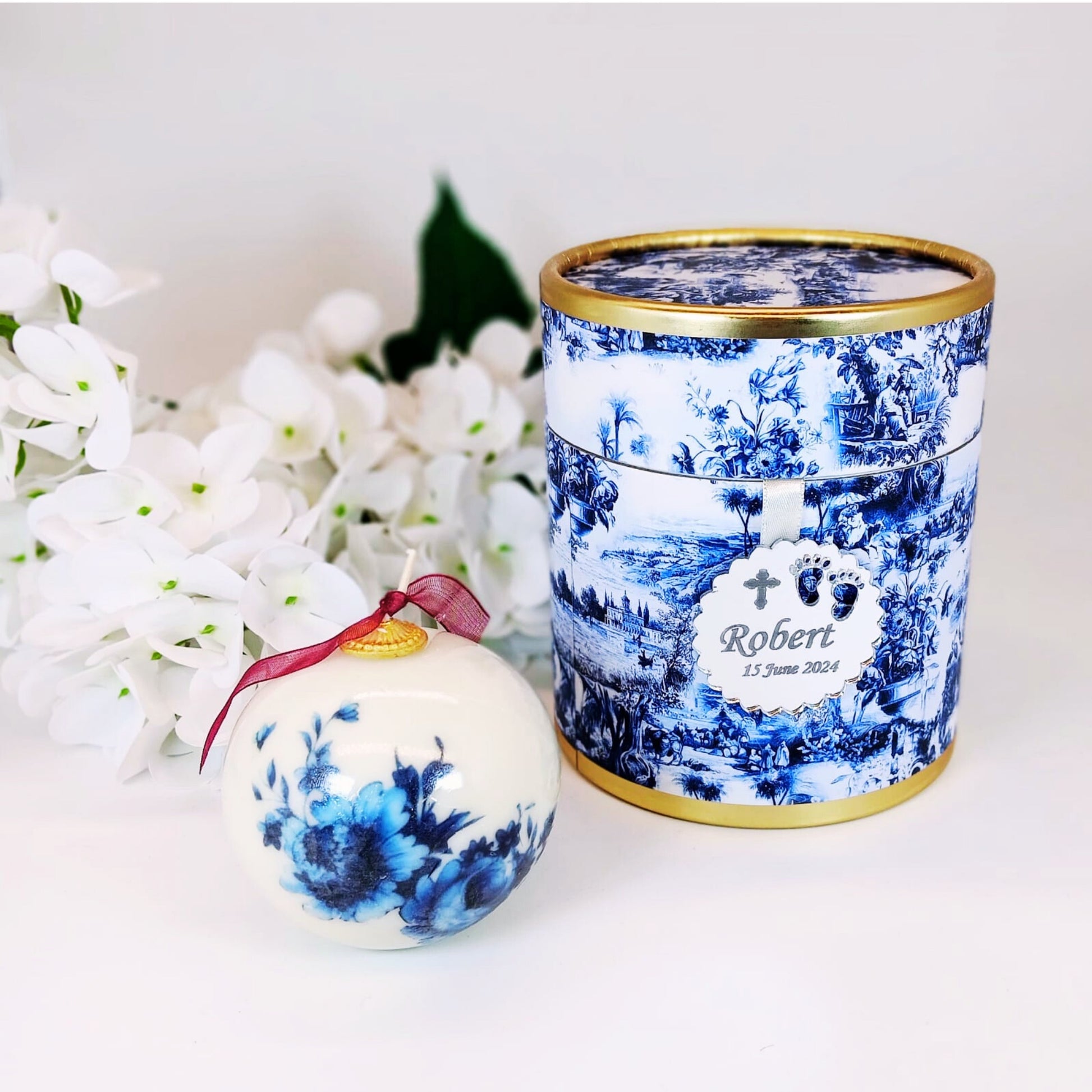 urun-13 Ornament Candle Favors: Christmas Ball Soy Wax Candle Party & Event Favors