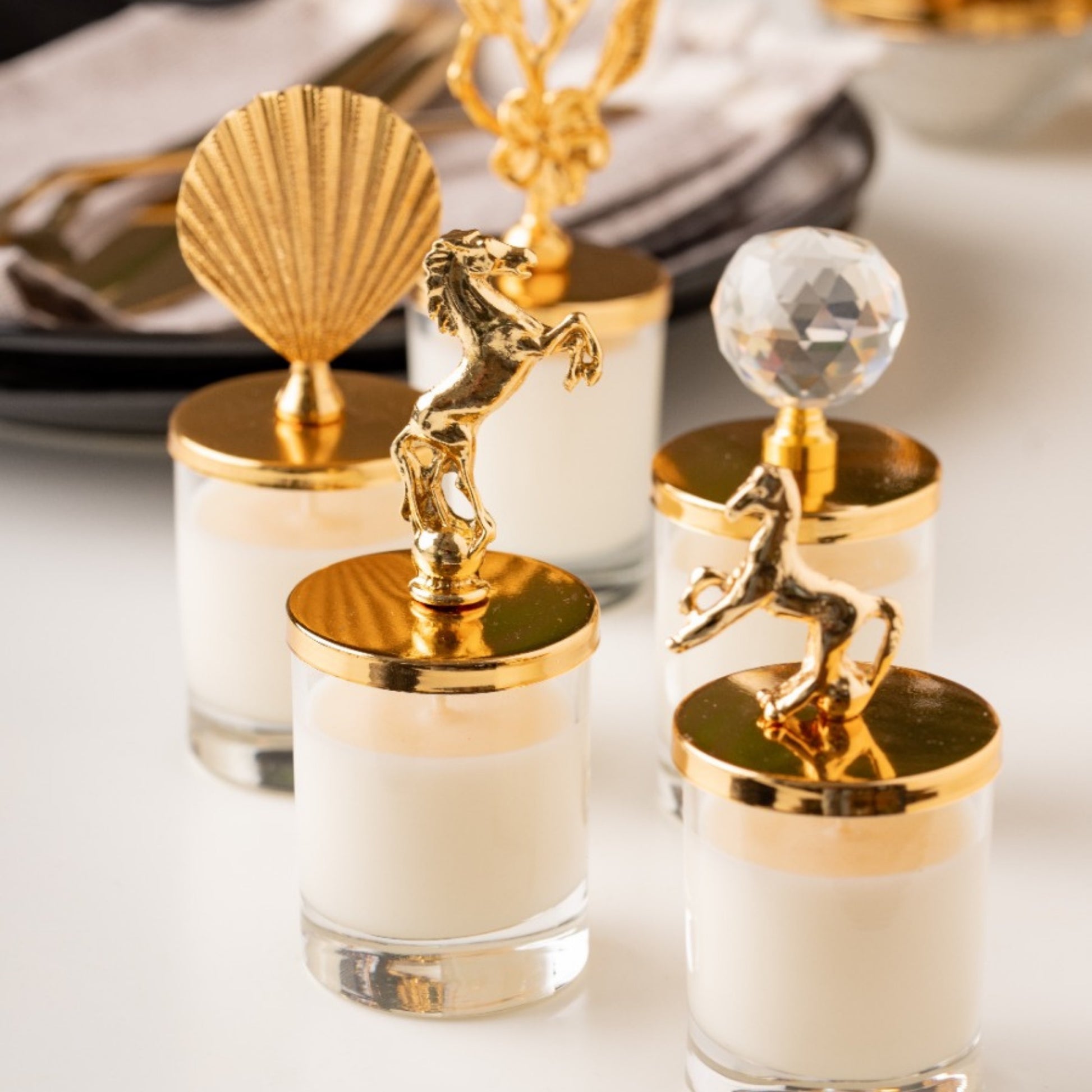 Urun-3 Personalized Candle Holder & Incense Burner: Handmade Ceramic Bowl with Gold Plated Leaf Stand Description