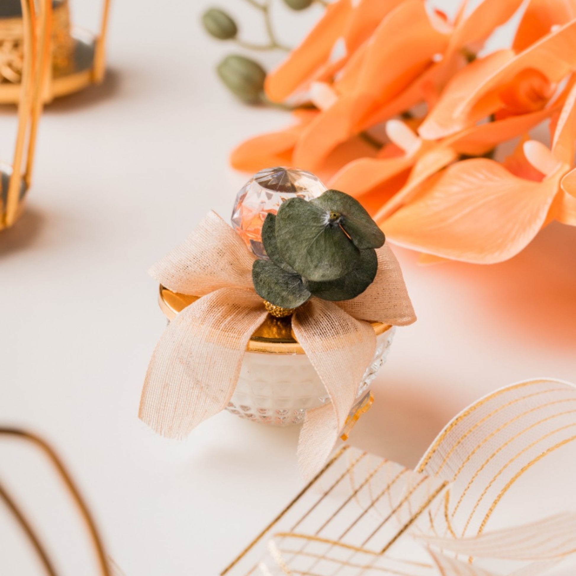 Urun-9 Personalized Soy Wax Candle Favors for Baby Shower: Party Favor Candles in Glass Jar